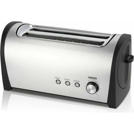 Haeger Desayuno Plus tostapane grigio-argento 2 fessure (1/2)