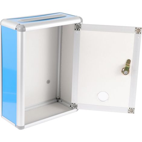 Boîte à Suggestions Murale Serrure en Alliage D'aluminium, Design Simple et Capacité Adaptée pour Usage Extérieur Résistant aux Intempéries (1/5)