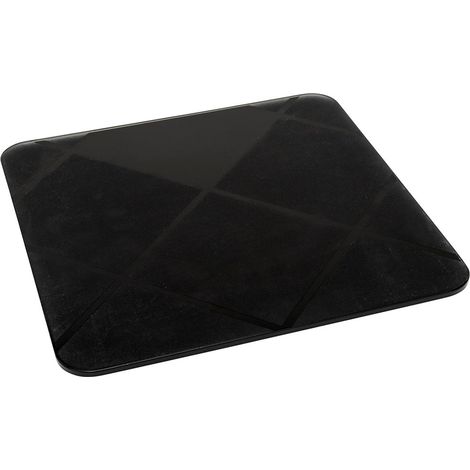 Pèse-Personne Digital en Verre "Antidérapant" 30cm Noir