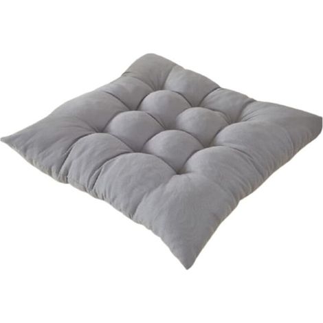 Coussin de siège de chaise de salle à manger pour chaises de salle à manger intérieures/extérieures, chaises de cuisine, gris (1/5)