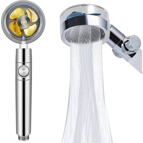 Handbrausekopf / mit turbinenförmigem Griff - (1/5)