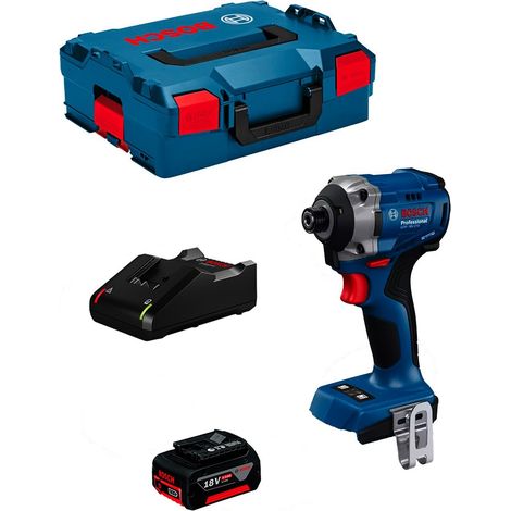 Bosch – Visseuse à chocs 18V sans fil – Couple 215Nm pour vissage rapide – Design compact pour espaces exigus – Avec batterie 5.0Ah (1/4)