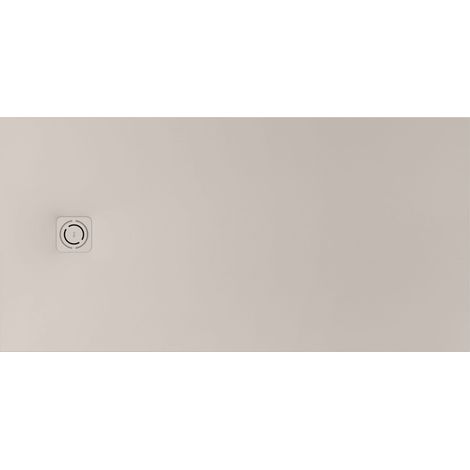 Receveur de douche extra plat en Stonex® Terran-N+Grille Twist - 1400x900mm - Beige (1/2)