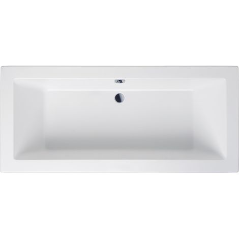 Aloni Acryl-Badewanne Ablauf Mitte Weiß (TxBxH) 180 x 80 x 60 cm (1/4)