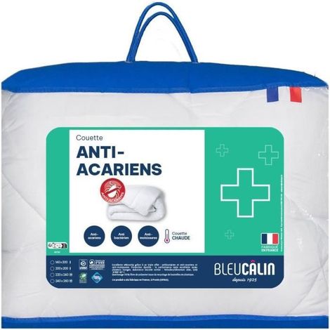 bleu-calin Duvet Microfibre blanc 240x220 cm confortable (1/5)