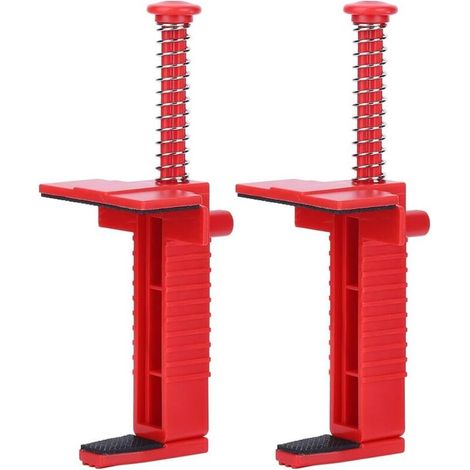 2-Piece Brick Lining Runner Wire Drawer Masonry Leveling Measuring Tool with Anti-Slip Protection Engineering Accessory (Red) (1/5)