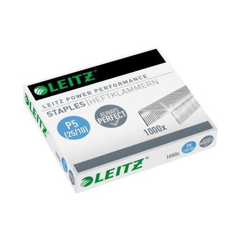LEITZ Heftklammer Leitz P5 25/10 Leitz Heftgerät 5552 Stahl verzinkt 1.000 St./Pack. (1/3)