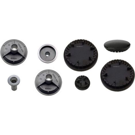 SPARTIFIAMMA + BRUCIATORE PER CUCINA GAS BOMPANI BORAL NERI 2 GRANDI S 0413 (1/2)