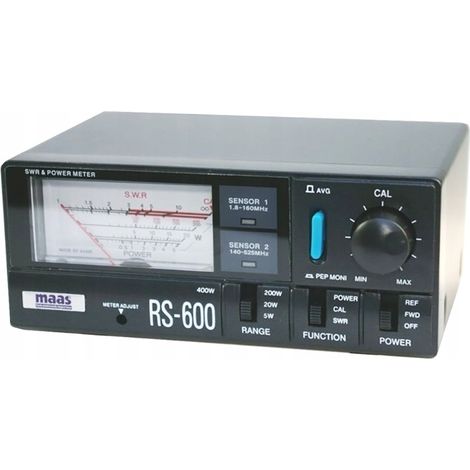 Medidor de ROE Maas RS-600 400W 1.8-525 MHz (1/2)