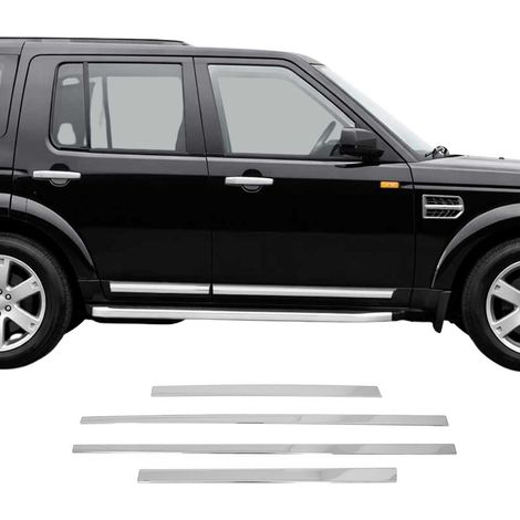 Garniture Baguette de porte latérale pour Land Rover Discovery 2004-2009 inox 4x (1/5)