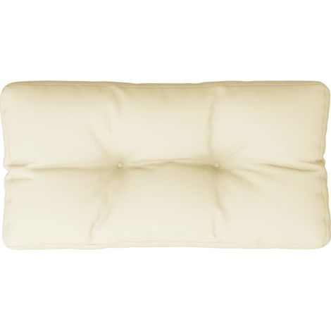 Maison Exclusive - Cojín para sofá de palets tela crema 80x40x12
