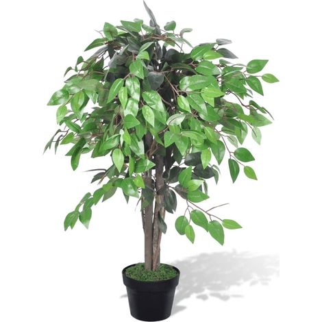 Künstlicher Ficus mit Topf 90 cm