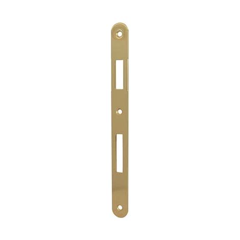 CONTROPIASTRA X SERRATURA PATENT 040T BONAITI - F.MM 22 B.TONDO OTTONATO- 5 pezzi