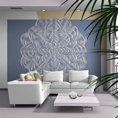 Fotomurale - Ornamento bianco - 200x154 (1/4)