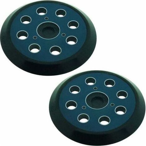 Tapis abrasif pour ponceuse orbitale 8 trous 125mm compatible avec Makita m9204 bo5030 bo5031 dbo180z bo8041 dbo180rmj bo5041 bo5010 bo50111 bo5012 lot de 2 (1/4)