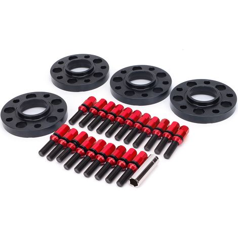 4 pièces Kit d'entretoises de roues centrées 20mm pour F30 F32 F33 F80 Rouge (1/5)