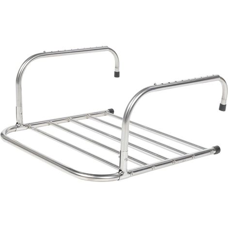 Support de Rangement Télescopique en Acier Inoxydable Anti-Rouille pour Séchage de Vêtements, Pliable, 40 Cm, pour Salle de Bain et Intérieur