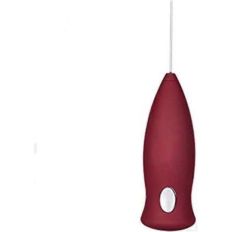 Mousseur à lait électrique portable, idéal pour préparer un latte parfait, mousseur à lait fouetté, support en acier inoxydable inclus. (1/5)