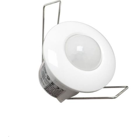 Détecteur de Mouvement Encastrable 3m 360° 220V Ø50mm - SILUMEN