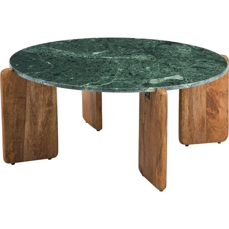 Couchtisch LUNO Marmor Dunkelgrün