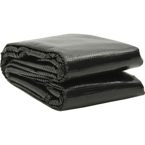 Couverture de piscine rectangulaire Bâche de piscine Bâche de protection 500x300 cm PE Noir 79390 (1/4)