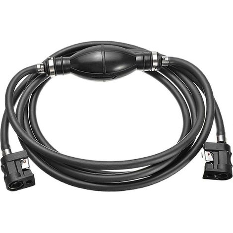 Kit bateau 3m Tuyau de carburant pour bateau 1/4 pouce 6mm Connecteur de tuyau d'essence Poire d'amorçage pour moteur hors-bord Yamaha Diesel Tuyau de conduite anti-UV pour extérieur( ) (1/5)