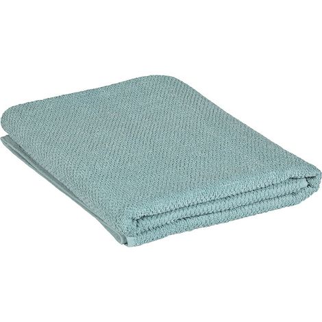 Telo bagno per doccia 90x140 cm verde acqua in cotone 100% (1/5)
