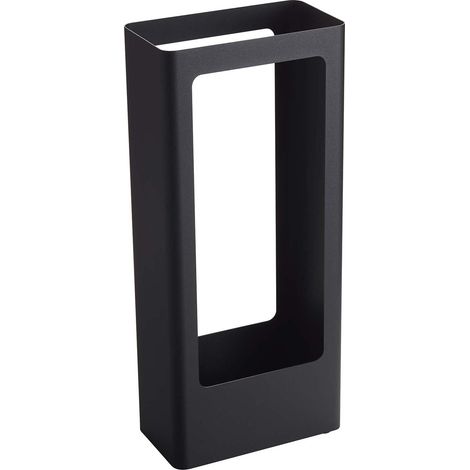Yamazaki 4929 TOWER Slim Umbrella Stand, black, Steel/Silicone, 22 x 12 x 50 cm