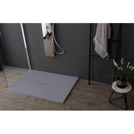 Piatto doccia Ardesia Plus 2,6cm grigio matt 80x120cm