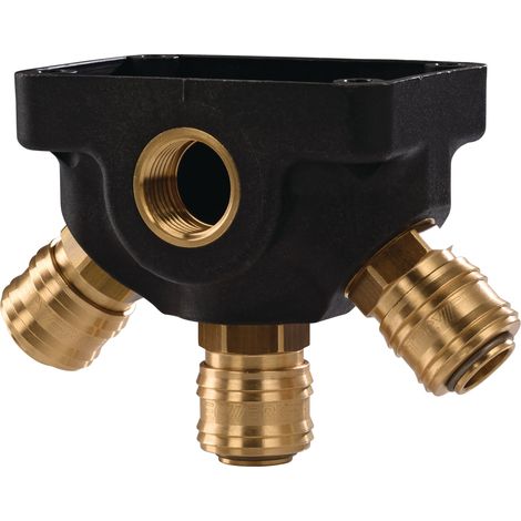 Boîte de distribution finale Gew.G 1/2 pouce/19,17mm FI,3 raccords DN 7,2 TECWERK (1/2)