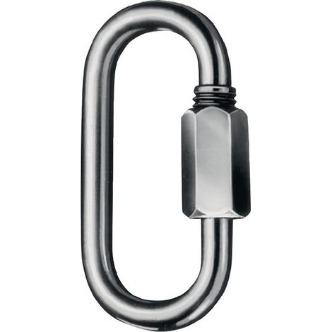 Cierre de cadena de liberación rápida tamaño 6 interior H.45mm apertura W.7.5mm ZN (Por 100)