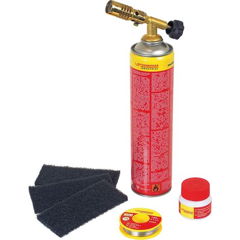 Rothenberger – Kit de soudage MIG MAG 7 pièces – Soudure de cuivre jusqu'à 28 mm – Régulation de flamme précise – Pour débutants et professionnels