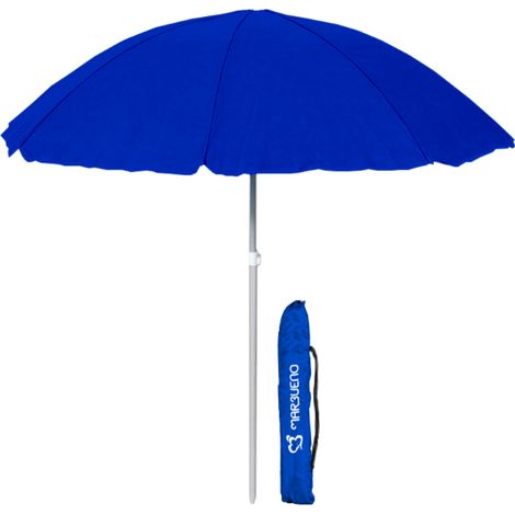 SOMBRILLA OXFORD ALUMINIO 180 CM FUNDA AZUL