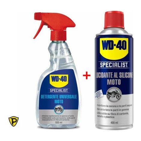 WD-40 Detergente + Lucidante al silicone Specifico Carene Moto Specialist spray (1/5)
