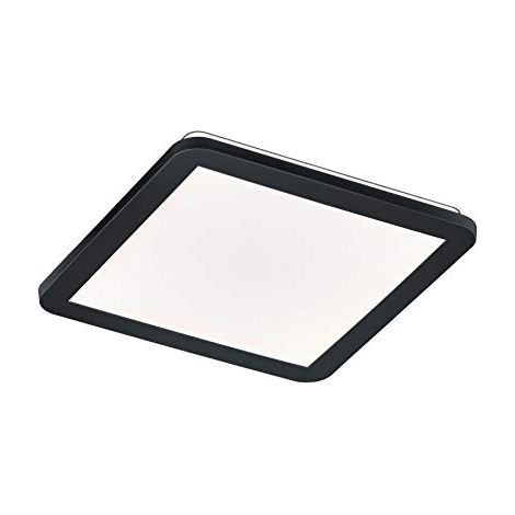 Plafoniera Led Interno Quadrata Dimmer 10W Nera 30per30 Camillus GD Trio (1/4)