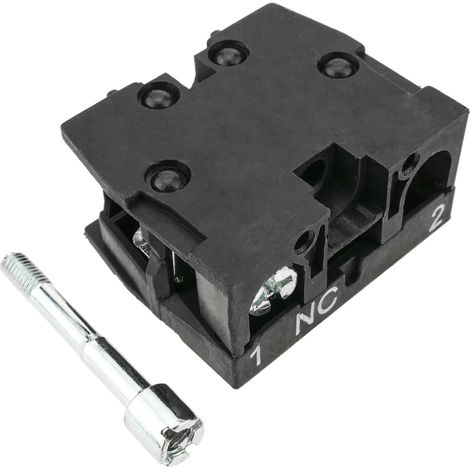 BeMatik - Bloc de contact ZB2-BE102 normalement fermé NC 400V 10A (1/5)