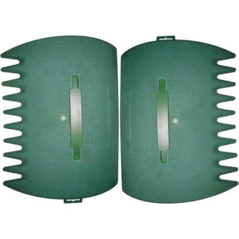 Raccoglitore di foglie, rastrello manuale per foglie in due parti per nocciole, raccolta rapida delle foglie cadute, rastrello per foglie per giardino e cortile, rastrello manuale per la raccolta dell (1/4)