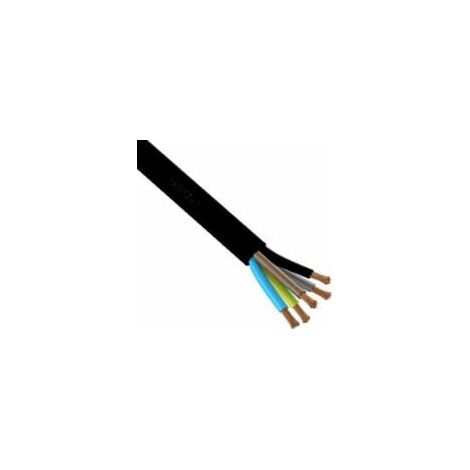 Câble Souple Multibrins - 5 G1 5 mm² - PVC Noir - Pour Applications Industrielles - Vendu Au Mètre (1/3)
