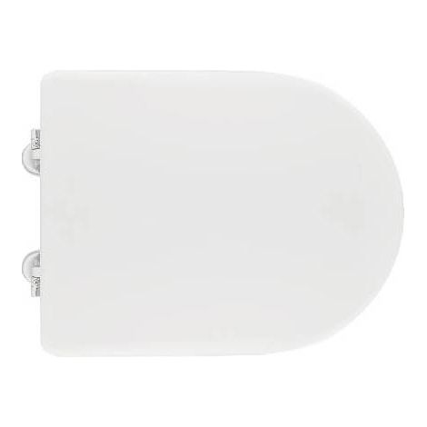 SIÈGE DE WC POUR DOLOMITE VASO ASOLO FORMA 7 Dimensions : Blanc - Charnières à expansion C