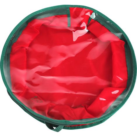 Sac de rangement transparent pour couronne de Noël KIN34-1 (1/5)
