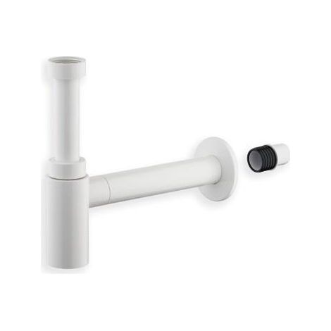 Siphon droit Blanc pour lavabo ABS - CRISTINA ONDYNA AC79006