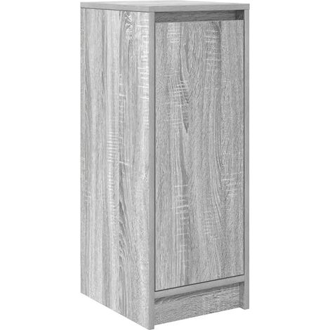 Praktischer Schuhschrank im modernen Design 29,5 x 34 x 76 cm aus Holzwerkstoff grau 020051765 (1/5)