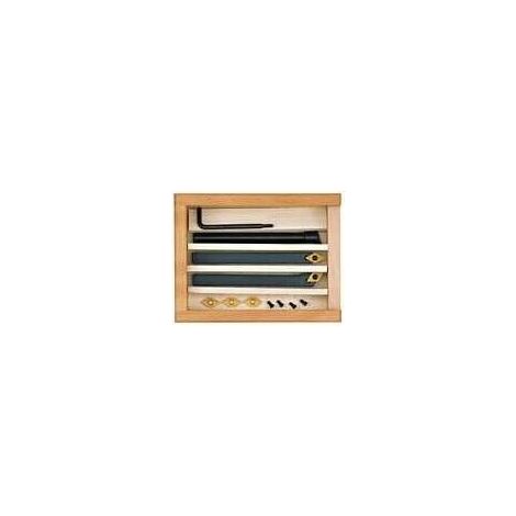 Set di utensili con placchette Proxxon 24555 per tornio PD 230/E - -