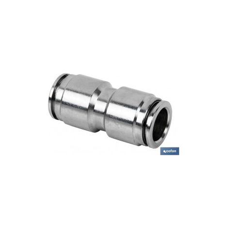Pacchetto da 5 giunti rapidi metallici dritti T-14 per aria compressa