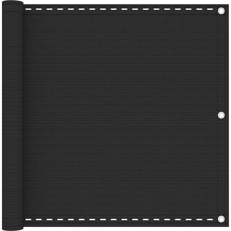 vidaXL Toldo para balcón HDPE gris antracita 90x500 cm (1/5)
