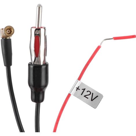 Antenne DAB+FM Numérique Universelle pour Voiture, Montage Toit, Amplifiée et Étanche 12V