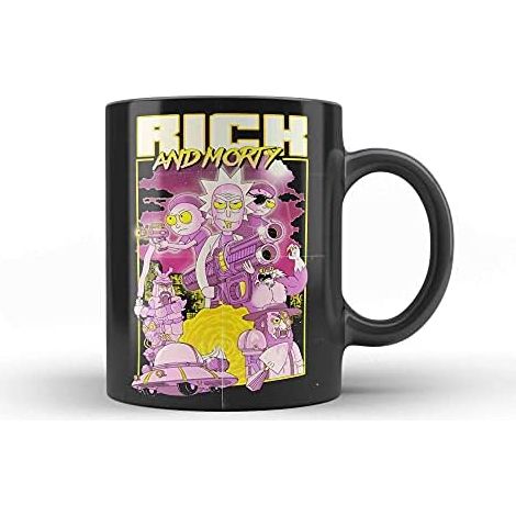 SD toys Tasse Retro Poster Rick and Morty, 50 W, 5.3 Tonnen, Keramik, Keine Farbe