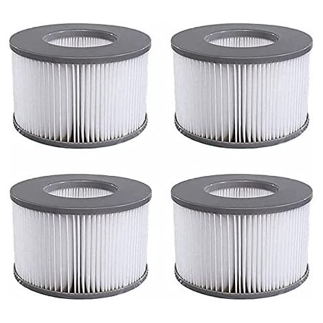 Mspa Filterkartusche für Filter,mspa Filter kompatibel mit MSpa Modelle ab 2020,Wasserfilter für heiße U-Boote und Spa,Filter für mspa für aufblasbare Pools (4 Stück)