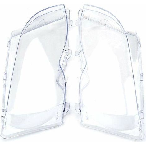 SJLERST Couverture de Phare de Voiture, Couvercle en Verre Transparent de Phare de Voiture pour 3 séries E46 01-05 Facelift 63126924043, 63126924044 (1/4)