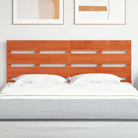 Kopfteil Braun 140,5 x 3 x 80 cm Massives Kiefernholz
